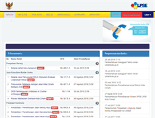 Tablet Screenshot of lpse.cimahikota.go.id